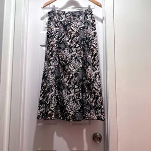 Print skirt - elastic waist